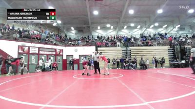 130 lbs Champ. Round 1 - Ariana Quezada, Plainfield vs Magdalen Thompson, Pike Central