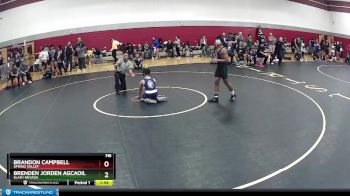 126 lbs Quarterfinal - Brenden Jorden Agcaoili, SLAM! NEVADA vs Brandon Campbell, Spring Valley
