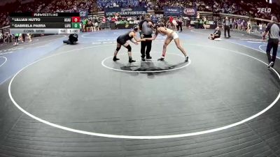 G 138 lbs Cons. Semi - Gabriela Parra, Lafayette Girls vs Lillian Hutto, Acadiana Girls