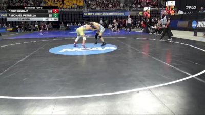 157 lbs Semifinal - Michael Petrella, Baldwin Wallace vs Eric Kinkaid, Loras