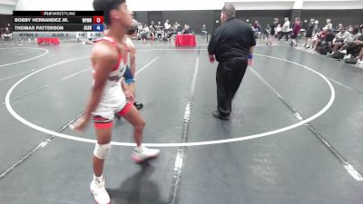 120 lbs Bobby Hernandez Jr., Team Wyoming White vs Thomas Patterson, Team Alabama