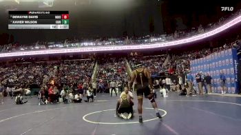 3A 215 lbs Quarterfinal - Xavier Wilson, Eastern Guilford vs Dewayne Davis, North Gaston High School