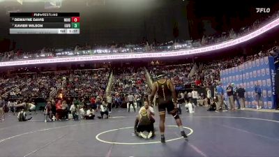 3A 215 lbs Quarterfinal - Xavier Wilson, Eastern Guilford vs Dewayne Davis, North Gaston High School