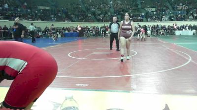 161 lbs Consi Of 8 #1 - Kaidence Boswell, Warner High School vs Nevaeh Cox, Roosevelt Titans