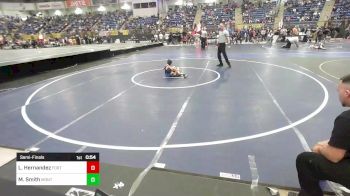 40 lbs Semifinal - Luciano Hernandez, Fort Lupton vs Milo Smith, Montrose Elite