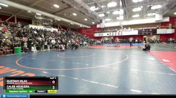 122 lbs Cons. Round 3 - Caleb Aguilera, Ukiah High School vs Gustavo Islas, Amador Valley High School