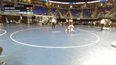 70 lbs Semifinal - Brody Bafia, Huntingdon vs Ethan Woleslagle, Elizabeth Forward