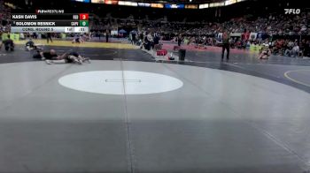 132 lbs Cons. Round 5 - Kash Davis, Redmond vs Solomon Resnick, Capistrano Valley