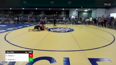 165 lbs Round Of 128 - Adrien Reyes, CA vs Kody Sigmon, AL