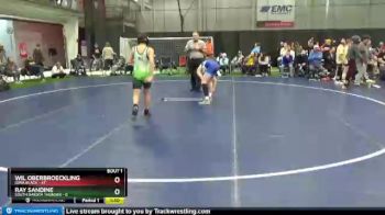 115 lbs Round 1 (6 Team) - Wil Oberbroeckling, Iowa Black vs Ray Sandine, South Dakota Thunder