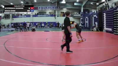 207 lbs Quarterfinal - Grace Johns, Fort Hays State vs Wyntergale Oxendine, Indian Hills