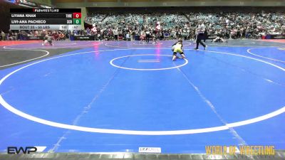 55 lbs Round Of 16 - Liyana Khan, THRESHOLD WRESTLING CLUB vs Livi-Ana Pacheco, Steel City Reloaded