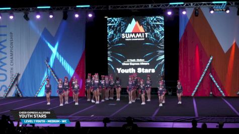 Cheer Express Allstars - Youth Stars [2025 L1 Youth - Medium - WC Day 2] 2025 The Youth Summit