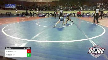 52 lbs Consi Of 4 - Aruto DeLuna, CacheWrestlingClub vs Brady Nickel, Liberty Warrior Wrestling Club