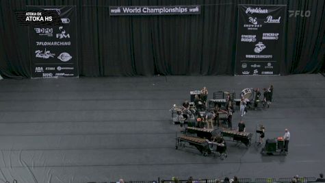 Atoka HS "Atoka OK" at 2026 WGI Percussion/Winds World Championships
