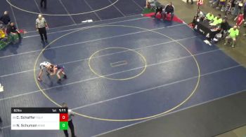 82 lbs Round Of 64 - Caleb Schaffer, Tulpehocken vs Nathan Schuman, Honesdale