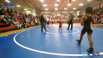 49 lbs Consi Of 8 #2 - Kainen Houston, Grove Takedown Club vs Kai'Aar Roberson, Grove Takedown Club