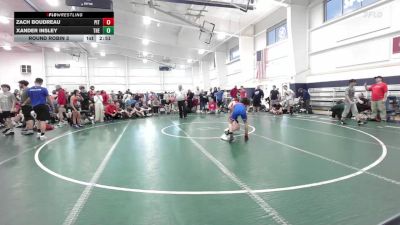 108 lbs Round Robin 3 - Zach Boudreau, Pit Crew-HS vs Xander Insley, The Asylum Red-HS
