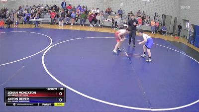 135 lbs Round 1 - Jonah Monckton, Hillsboro Mat Club vs Axton Dever, All-Phase Wrestling