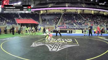 Girls-130 lbs Cons. Round 1 - Ella Shields, Fremont Hs Girls vs Annmarie Gessner, St Mary Catholic Central Hs (Monroe) Girls