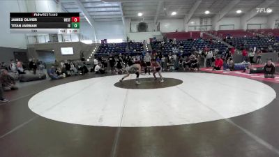 100 lbs Finals (2 Team) - James Oliver, Westlake vs Titan Jarman, Iron County