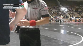 6A 126 lbs Cons. Round 2 - Liam Mckinney, Wetumpka vs Delmar Bischoff, Homewood Hs