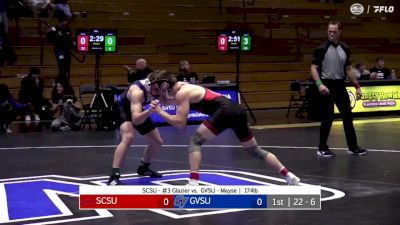 184 lbs Round 2 (4 Team) - Bradley Mayse, Grand Valley State vs Cole Glazier, St. Cloud State