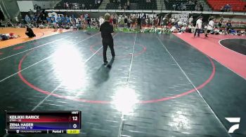 110 lbs Quarters & Wb (16 Team) - Isabel Loomis, Washington 3 vs River Cote, Montana