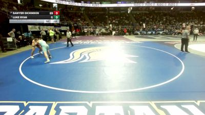 I-165 lbs Cons. Round 4 - Sawyer Dickinson, Kenmore-Tonawanda vs Luke Ryan, Fox Lane