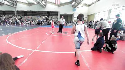 92 lbs Rr Rnd 6 - Killian Finley, Centurion Wrestling vs Mia Henckel, CT WhaleK3