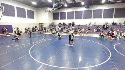 50-53 lbs Semifinal - Sadie Gutierrez, Falcon Wrestling Club vs Audrey Amerson, Shootbox Wrestling Club