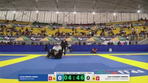 JOAO NOGUEIRA FERREIRA vs LUCAS BORGES CABRAL 2026 FPJJ Circuito Paulista GI Etapa 3