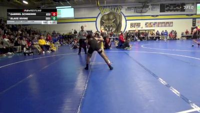 132 lbs 3rd Place Match - Blake Irvine, Don Bosco vs Gabriel Schnerre, Assumption, Davenport