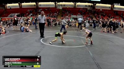 48 lbs Round 5 (8 Team) - Liam Schwartz, Armory Athletics vs Marco Marusko, Silo WC