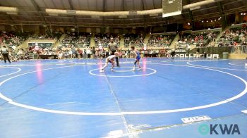 61 lbs Round Of 16 - Brantley Brunger, R.A.W. vs Bentlee McKinnon, Weatherford Youth Wrestling