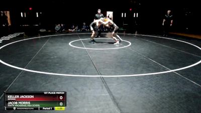 145 lbs 1st Place Match - Jacob Morris, South Anchorage High School vs Keller Jackson, Dimond