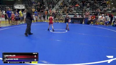 53 lbs Cons. Semi - Liam Miller, IA vs Coleman Nuss, IA