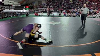 3A 126 lbs Semifinal - Bryce Jensen, North Fremont vs Blake Tracy, Raft River