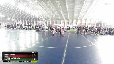 106 lbs Quarterfinal - Ryker Anderson, Wasatch vs Wolf Stone, Logan