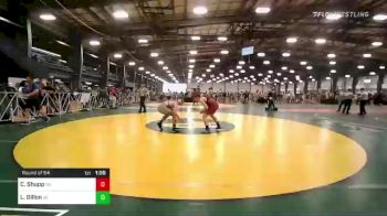 160 lbs Round Of 64 - Cole Shupp, PA vs Luke Dillon, VA