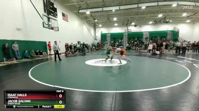 165B Round 1 - Isaac Halls, Cokeville vs Jacob Galvan, Green River