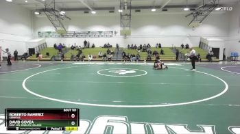 133 lbs Semifinal - David Govea, East Los Angeles College vs Roberto Rameriz, Cerritos