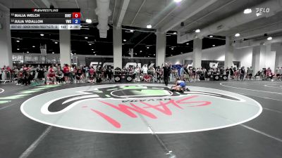 Senior Women Freestyle FS - 55 lbs Cons. Round 3 - Malia Welch, Southern Oregon Regional Training Center vs Julia Vidallon, Valley Wrestling Club