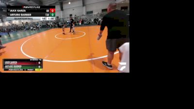 42 lbs Quarterfinal - Arturo Barber, Texas Select Wrestling vs Jaxx Garza, Dumas Wrestling
