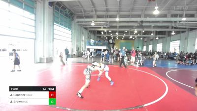 88 lbs Final - Jaxon Sanchez, Hawkeye WC vs Jake Brown, Ridgecrest WC