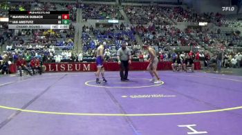 157 lbs Champ. Round 1 - Ian Amstutz, New Haven vs Maverick Dubach, Adams Central