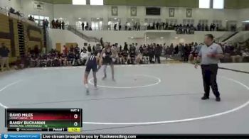 138 lbs Quarterfinals (8 Team) - David Miles, Locust Grove vs Randy Buchanan, Woodland, Cartersville