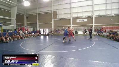 285 lbs 4th Wrestleback (16 Team) - Beau Young, Kansas vs Caleb Loomis, Minnesota Blue