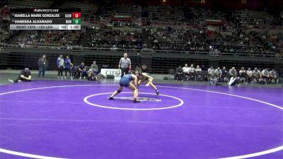 120 lbs Final - Isabella Marie Gonzales, Clovis East vs Vanessa Alvarado, Highland (Bakersfield)