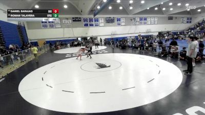 113 lbs Cons. Round 4 - Roman Talavera, Villa Park High School vs Daniel Barajas, Downey High School